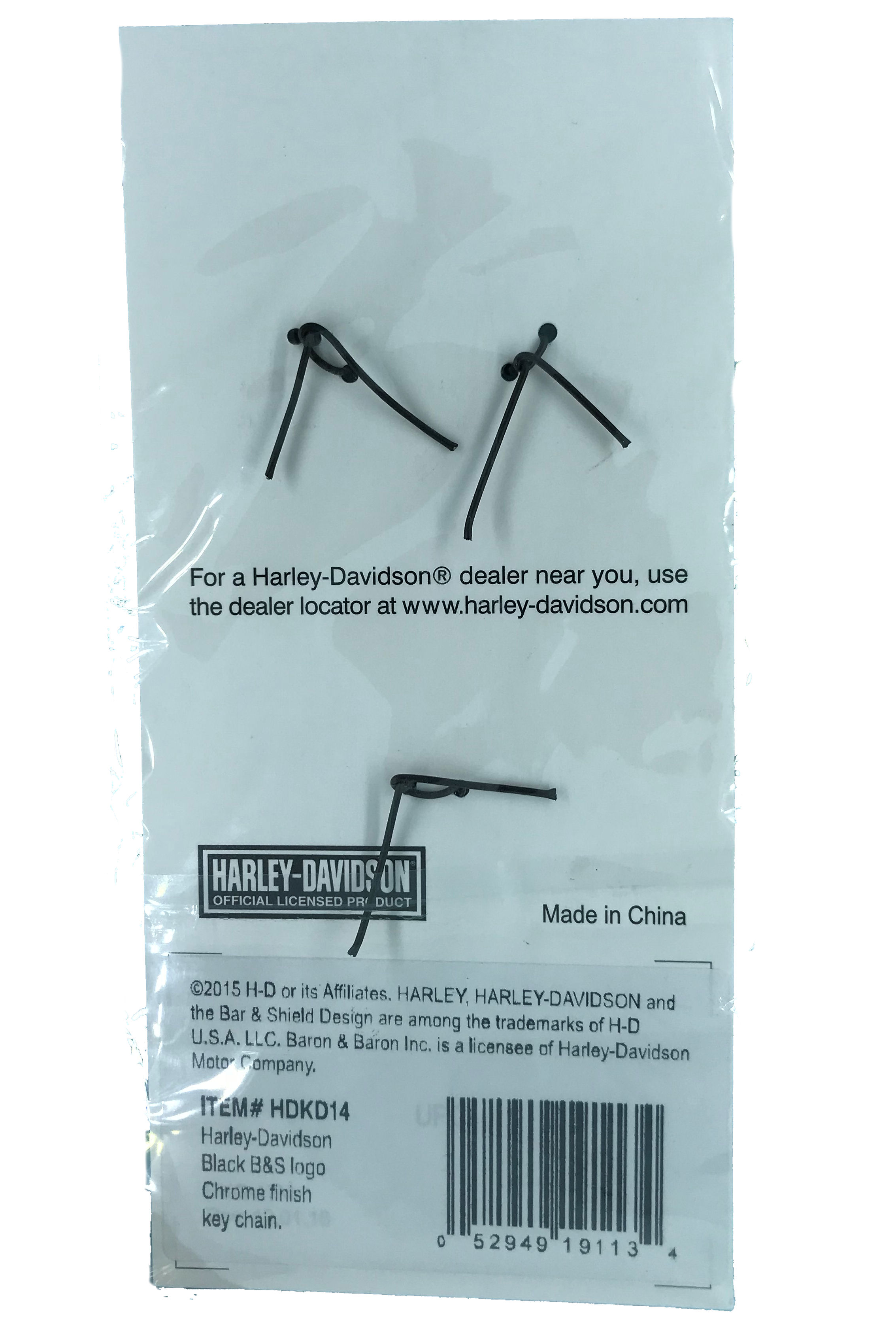 Harley Davidson Bar - Shield Logo Key Chain